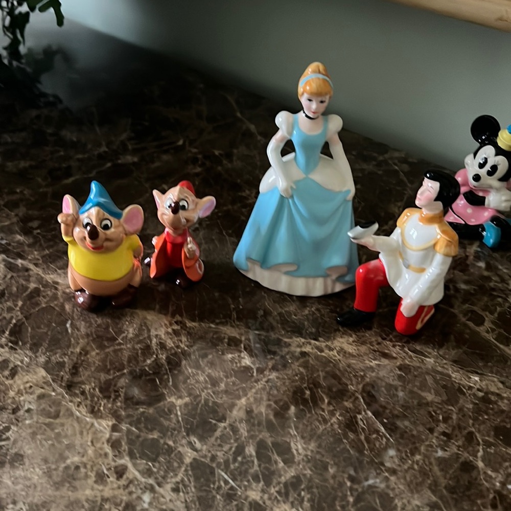 Vintage Disney Porcelain figurines